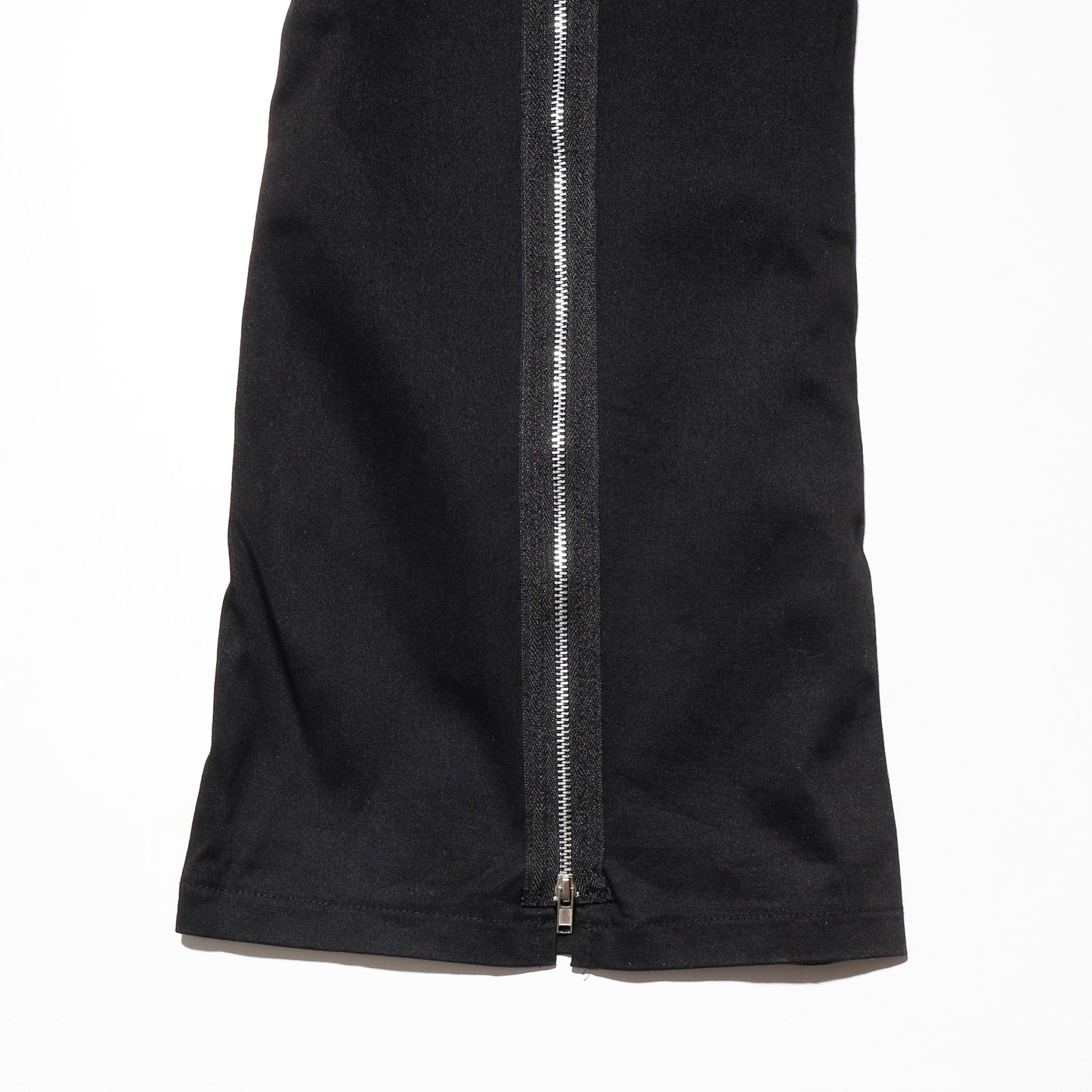 vintage random zip bondage flare trousers