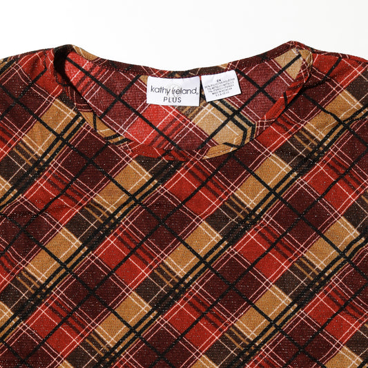 vintage bias lame check h/s