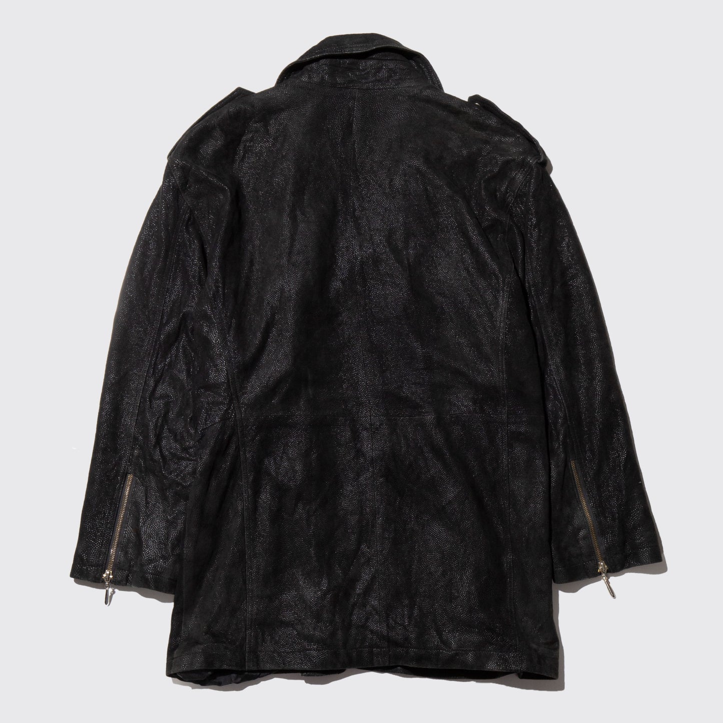 vintage riders leather coat