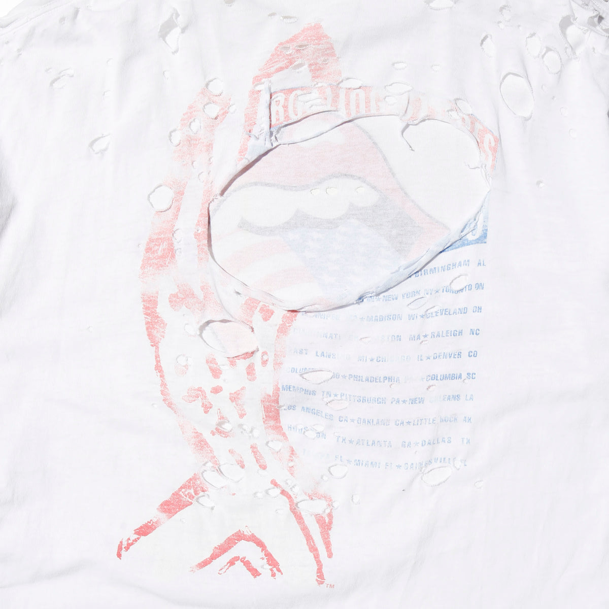 vintage 1994's The Rolling Stones broken t-shirt