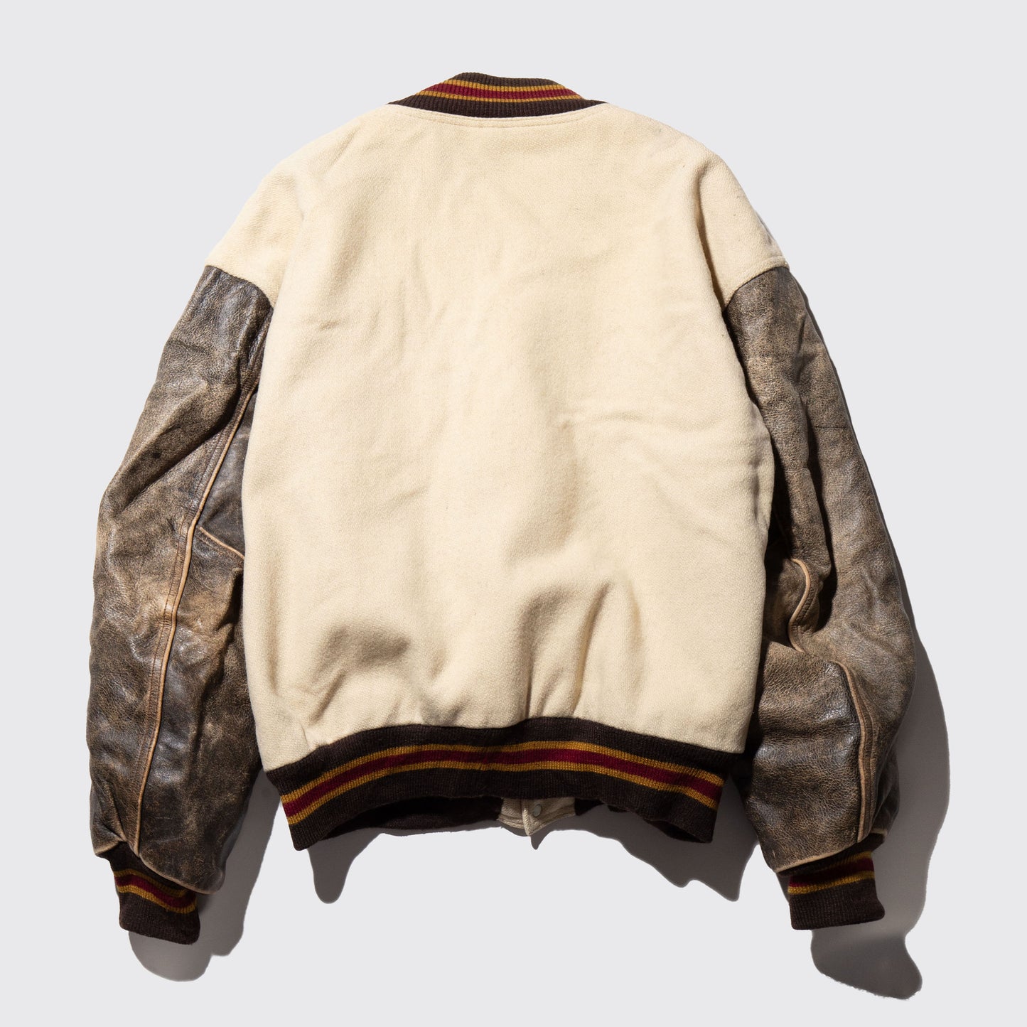 vintage delong faded varsity jacket