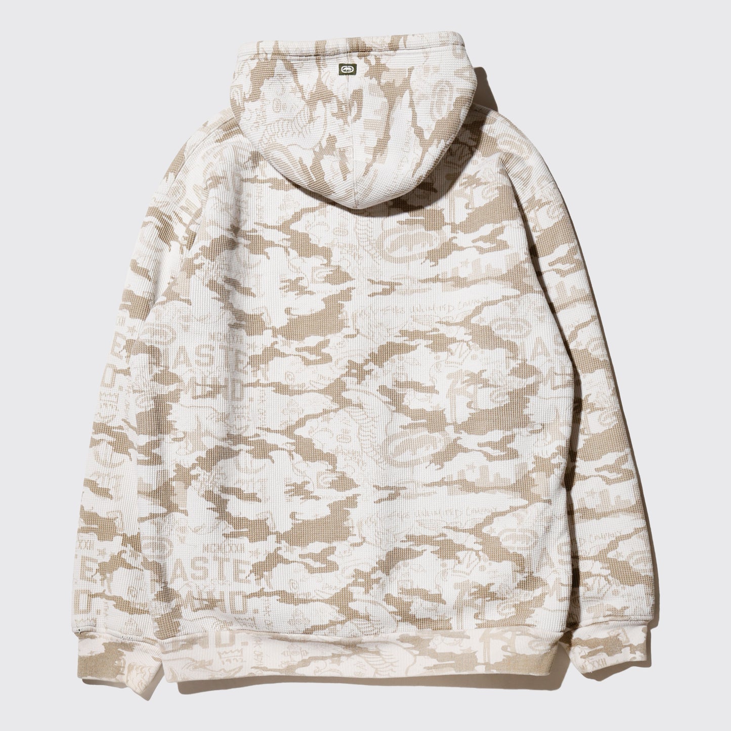 vintage ecko unltd. desert camo boa thermal hoodie