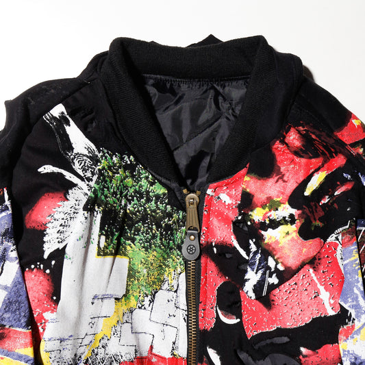 *one-off anti boot bomber jacket