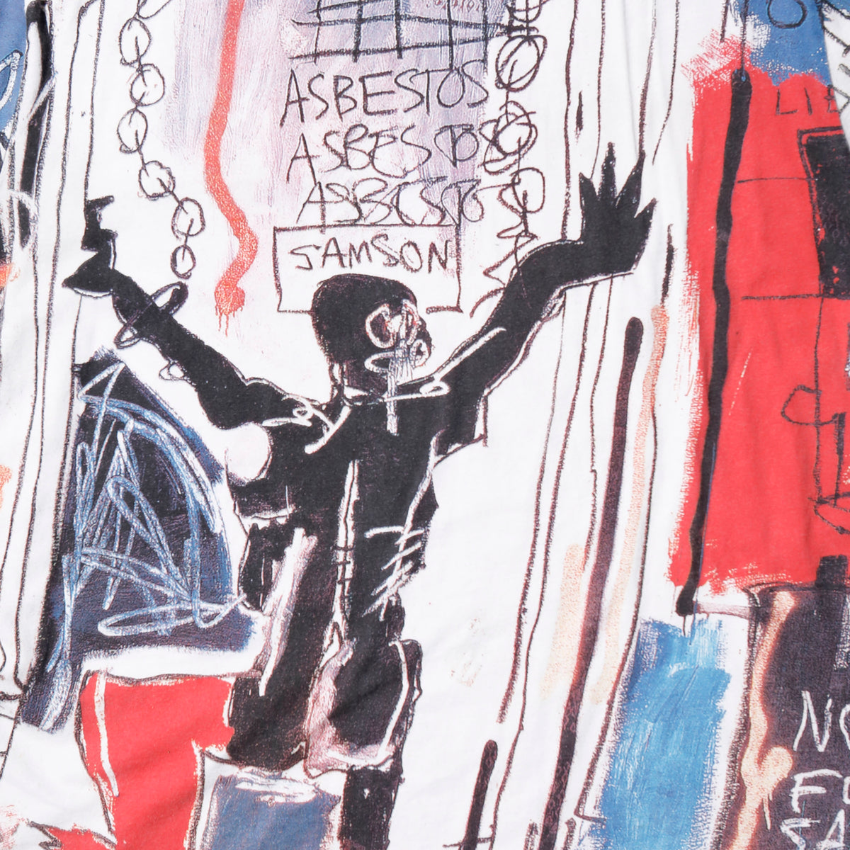 vintage sean john x jean-michel basquiat all-over print t-shirt