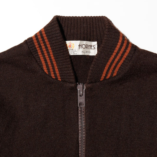 vintage custom varsity knit jacket