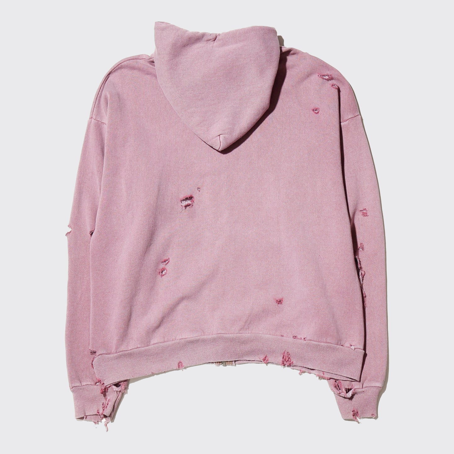 *one-off "making bacon" hand screen broken hoodie