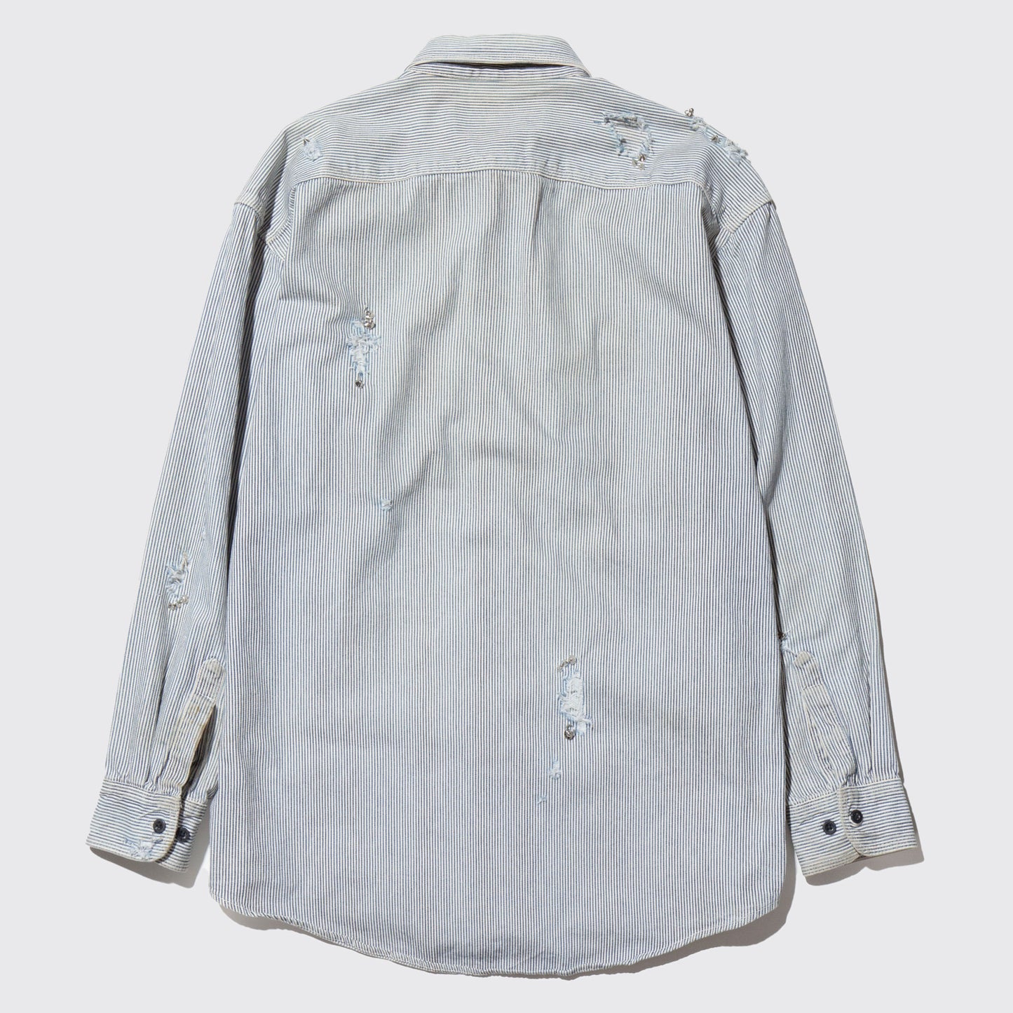 vintage five brother studs broken hickory shirt