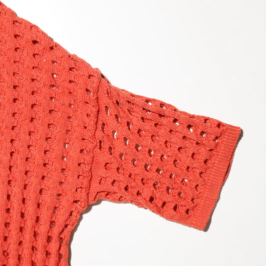 vintage hole knit pullover
