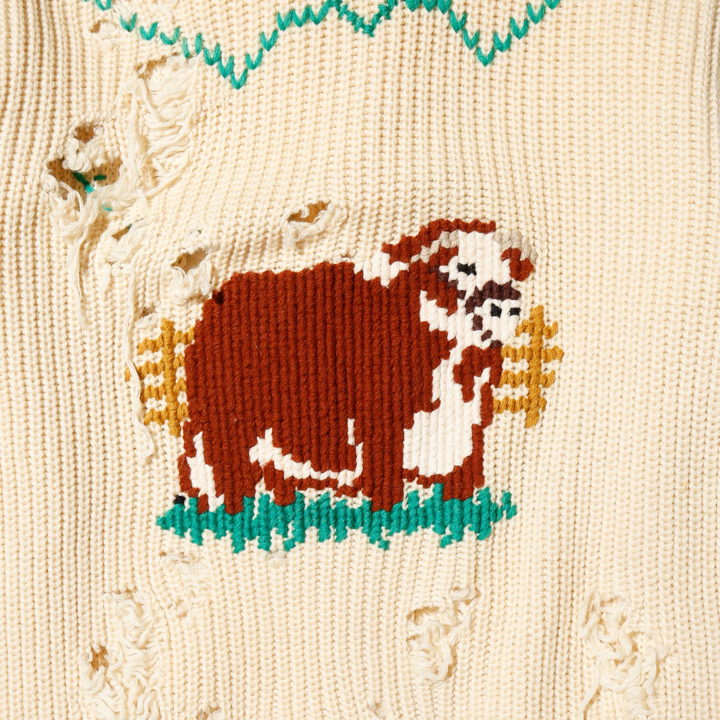 *one-off broken cowichan sweater