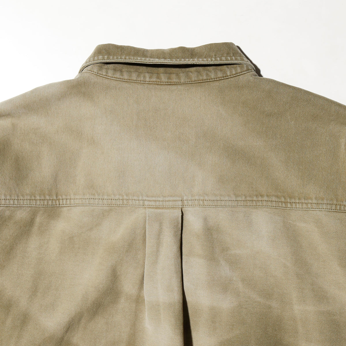 vintage distressed work jacket , with dogtag pin