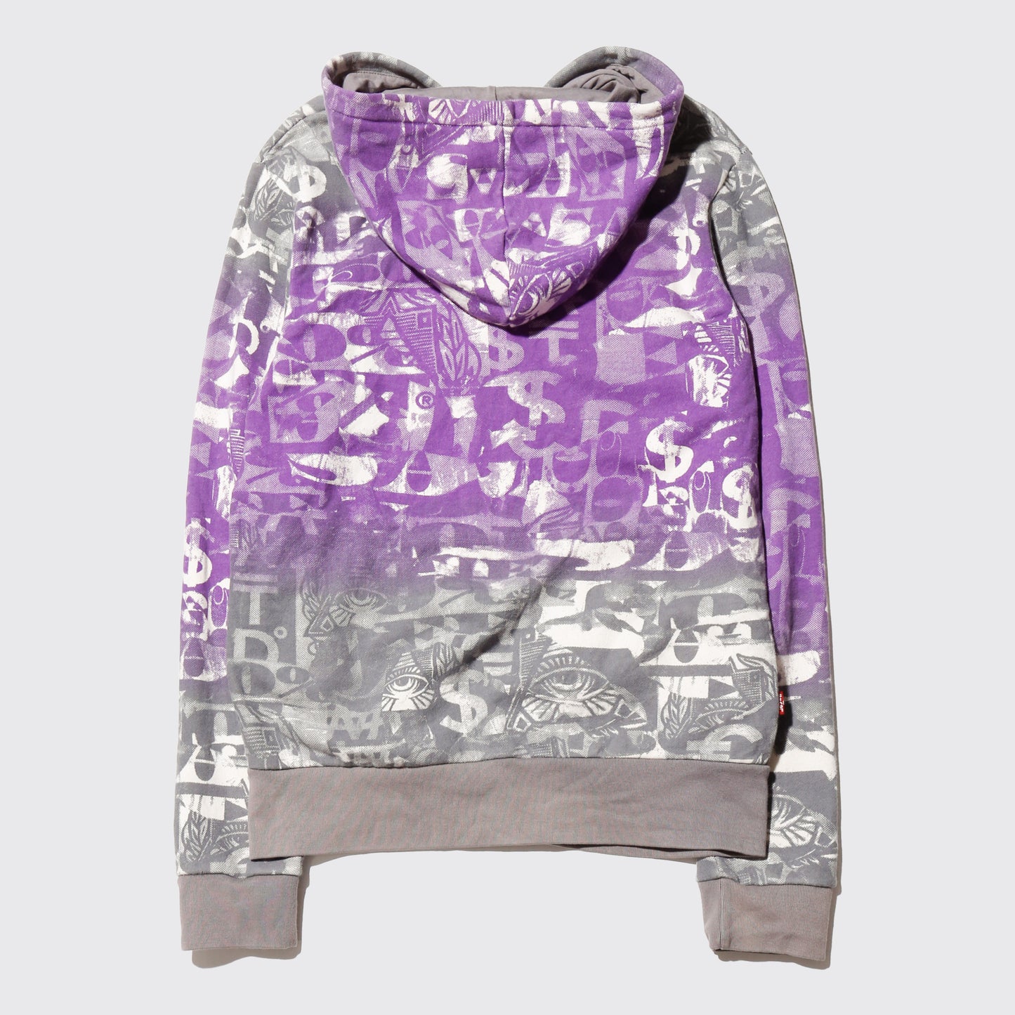 vintage 00's levi's engineered jeans psychedelic graphic hoodie