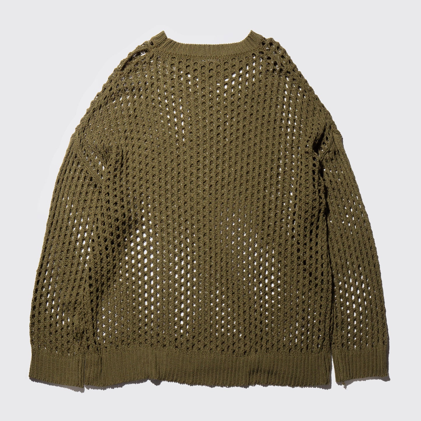 vintage loose mesh knit sweater