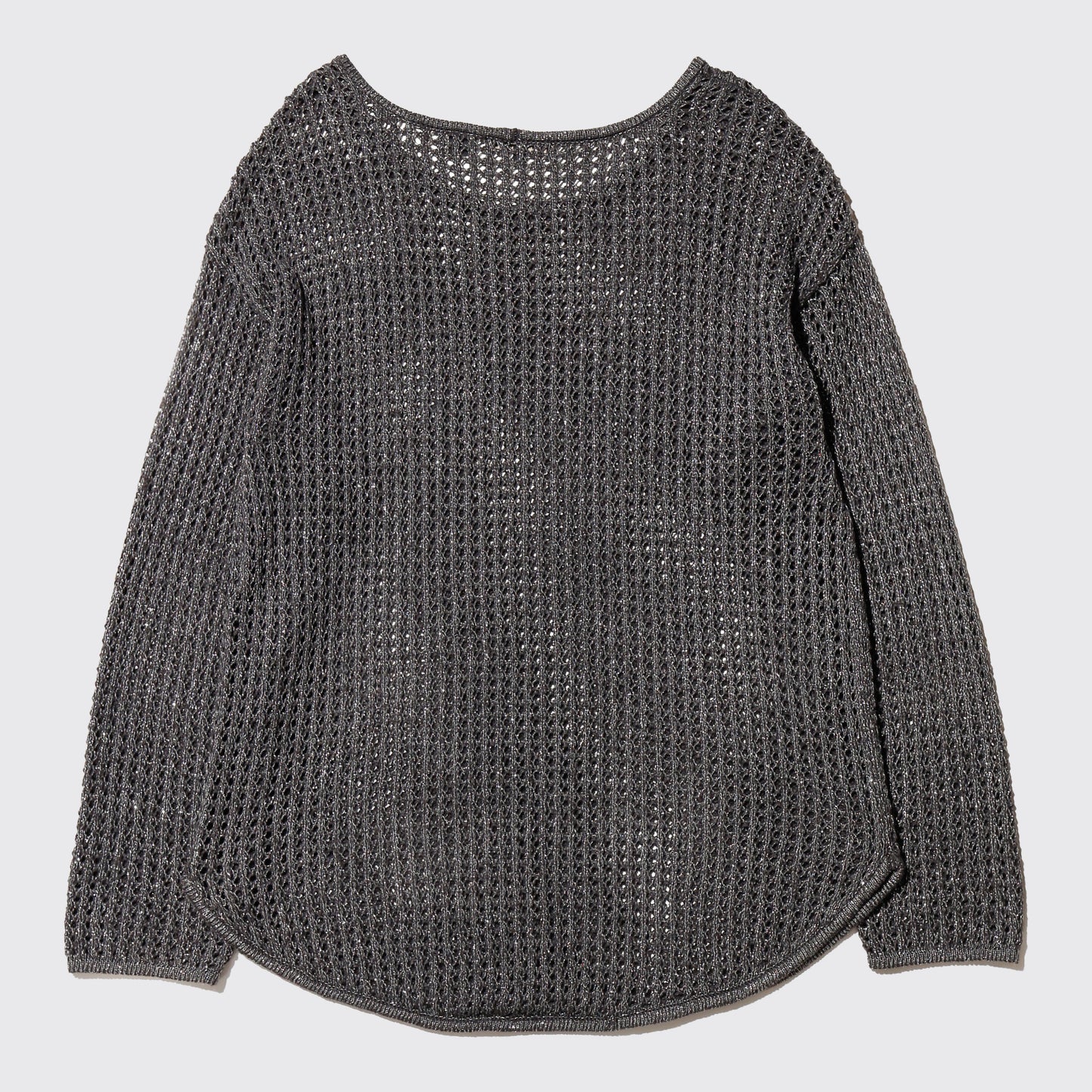 vintage lame fishnet sweater