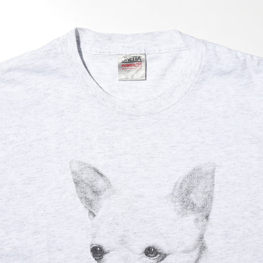 vintage 90's chihuahua t-shirt *body-onieta