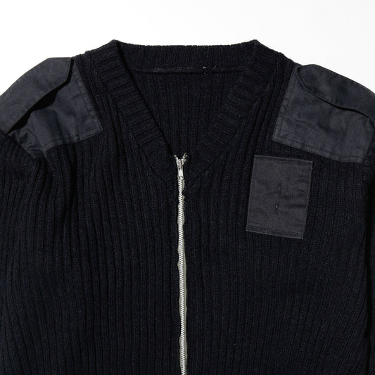 vintage commando zip cardigan