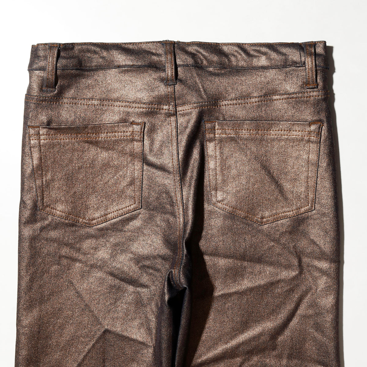 vintage side bijou copper trousers