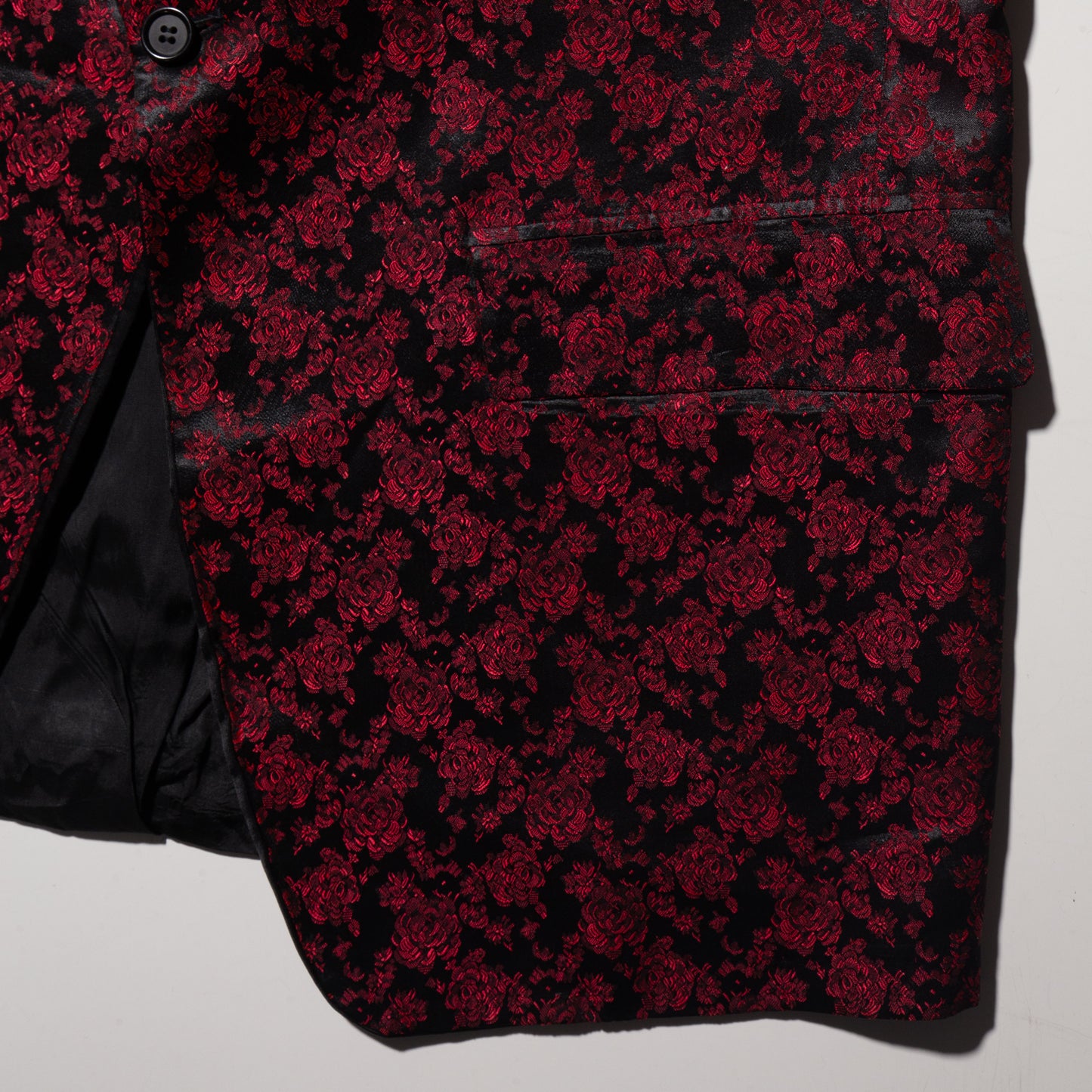 vintage rose smoking jacket