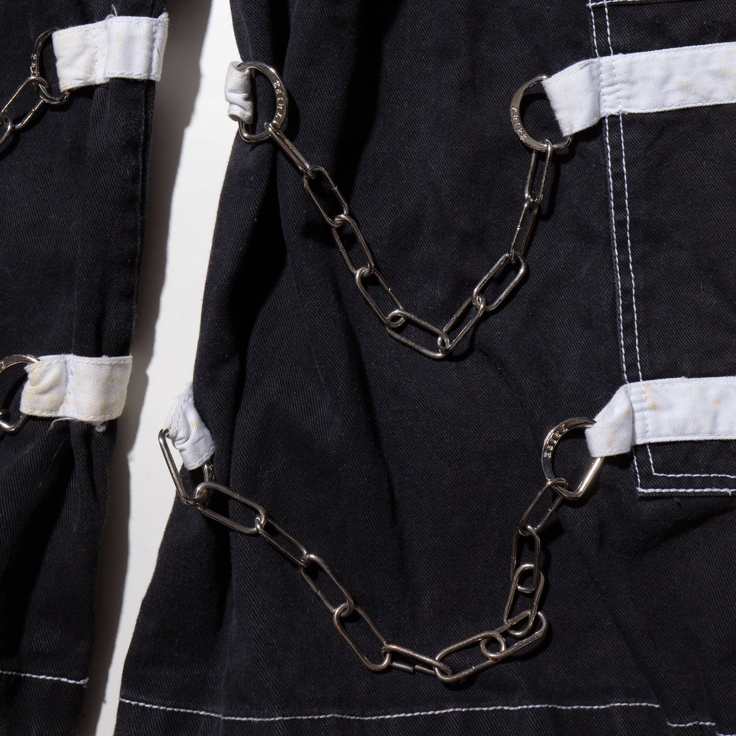 vintage tripp nyc chain bondage trousers , detachable