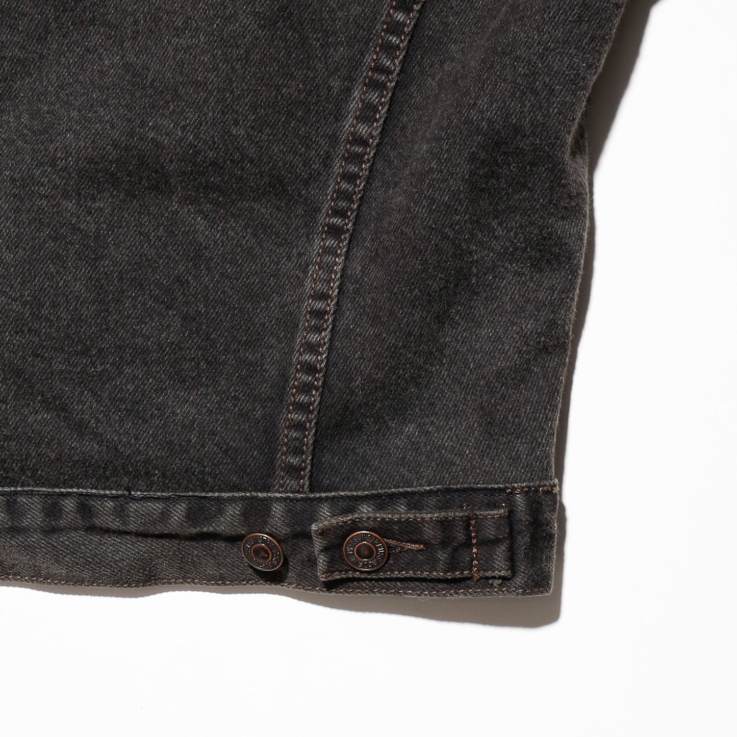 *one-off unbalance trucker jacket