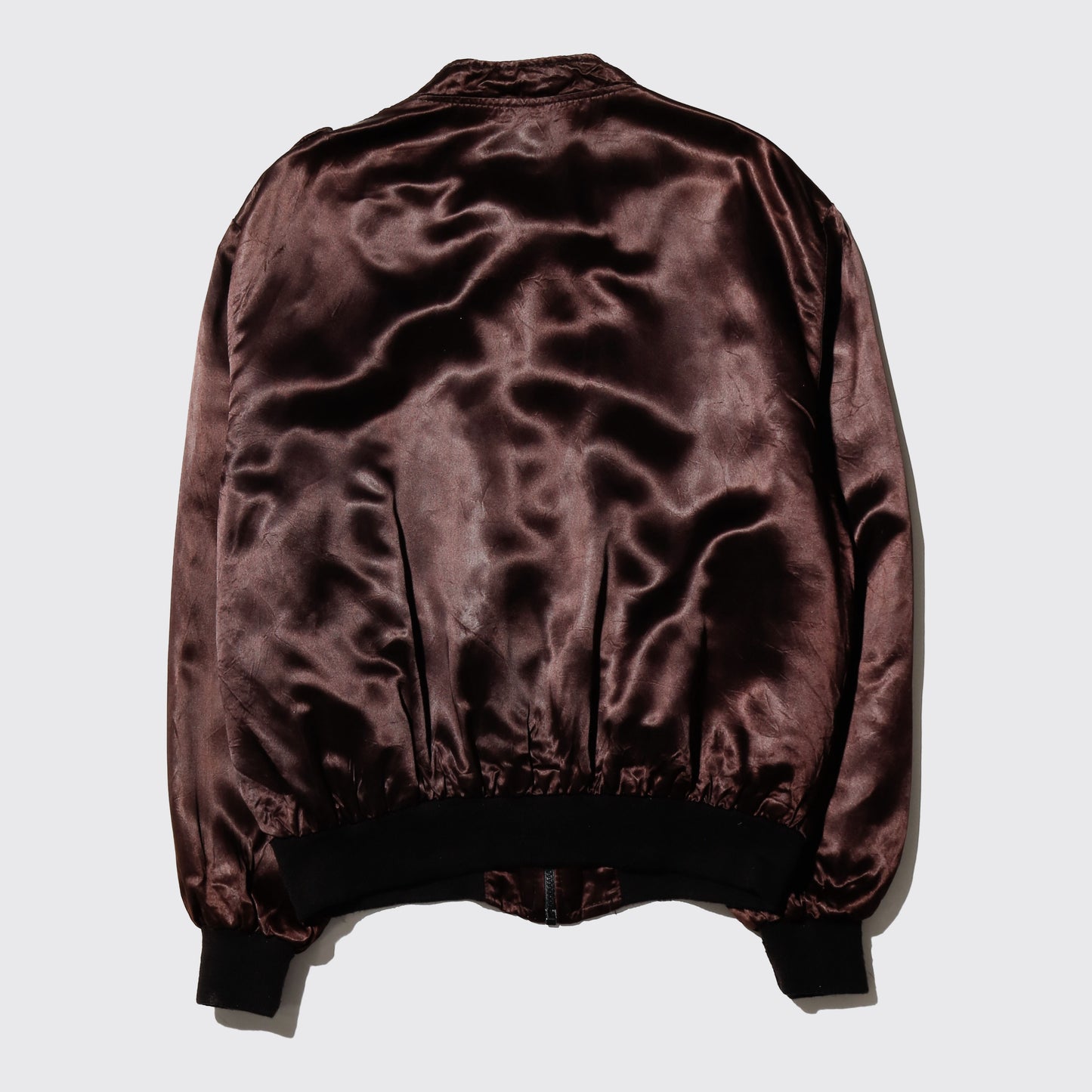 vintage 80's Mercedes Benz dust satin jacket