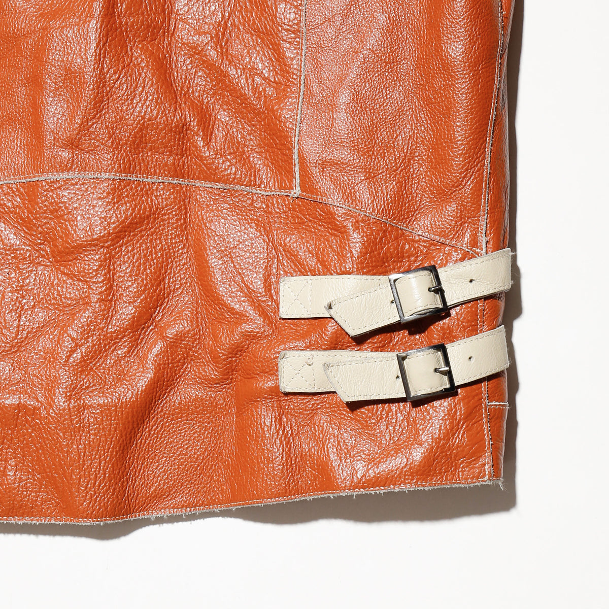 vintage euro amber racing leather jacket