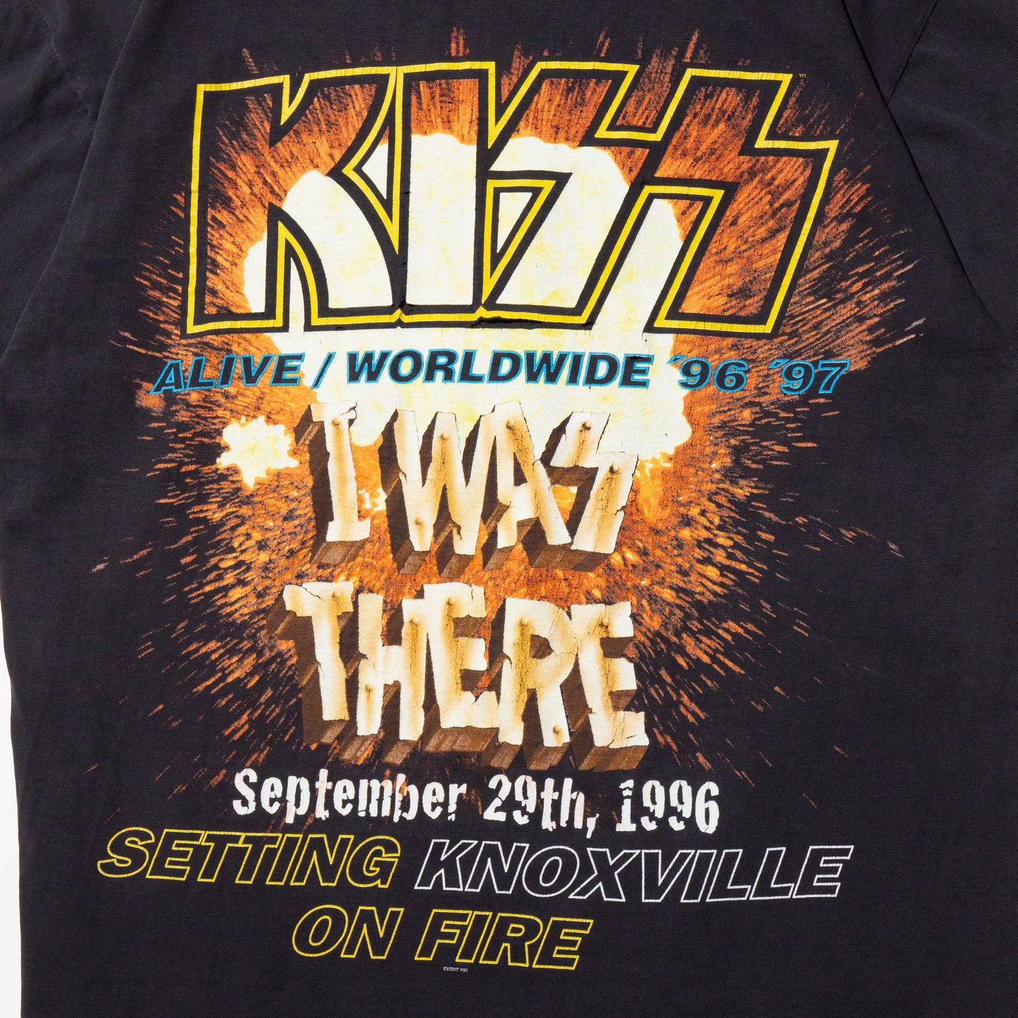 vintage 1996-96's KISS ALIVE WORLDWIDE t-shirt