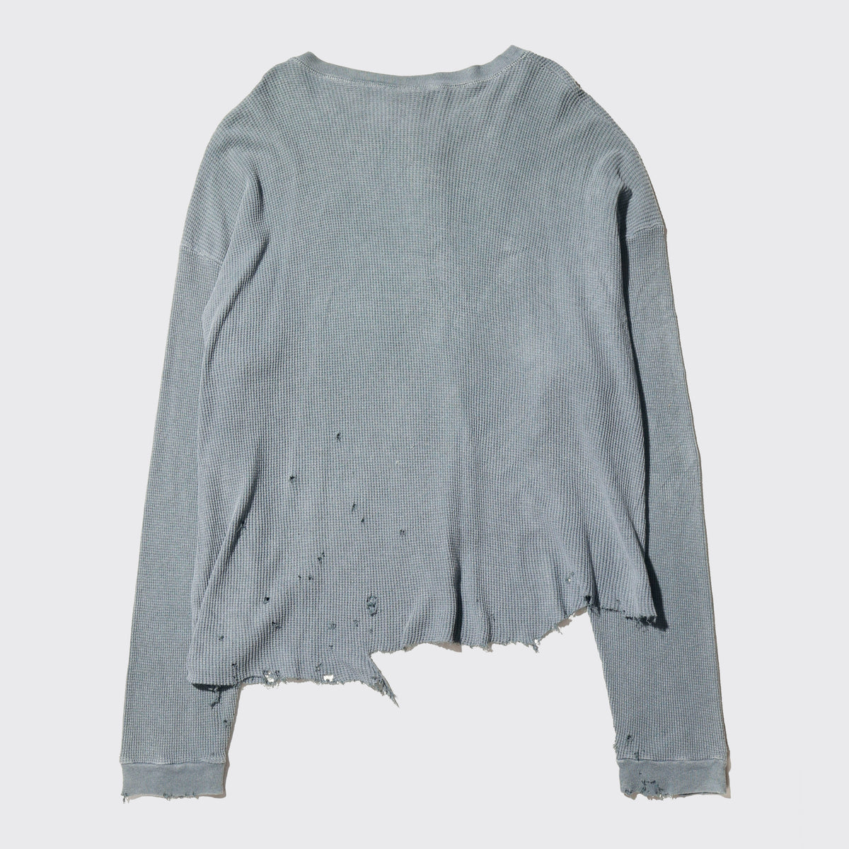 *one-off broken henry neck thermal cut sew