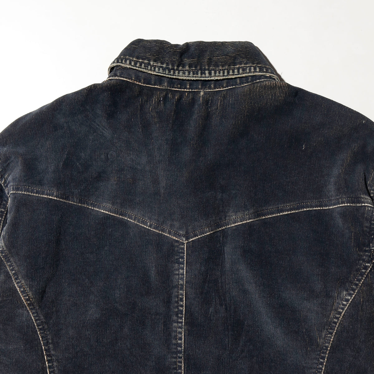 vintage distressed textured western shirt