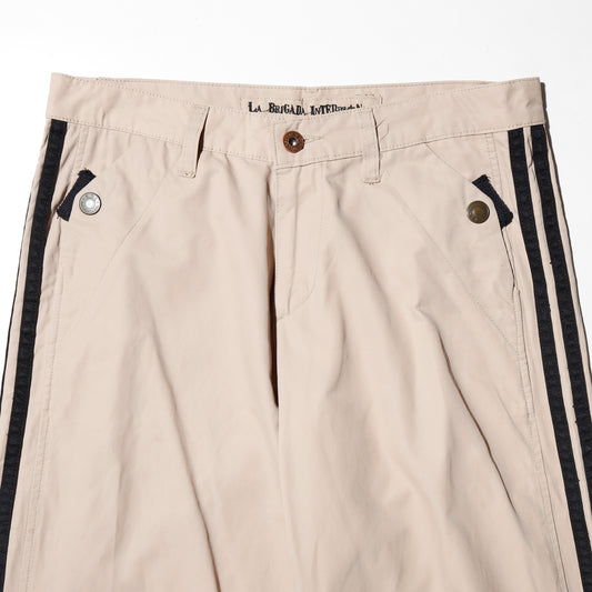 vintage euro side line nylon cargo trousers