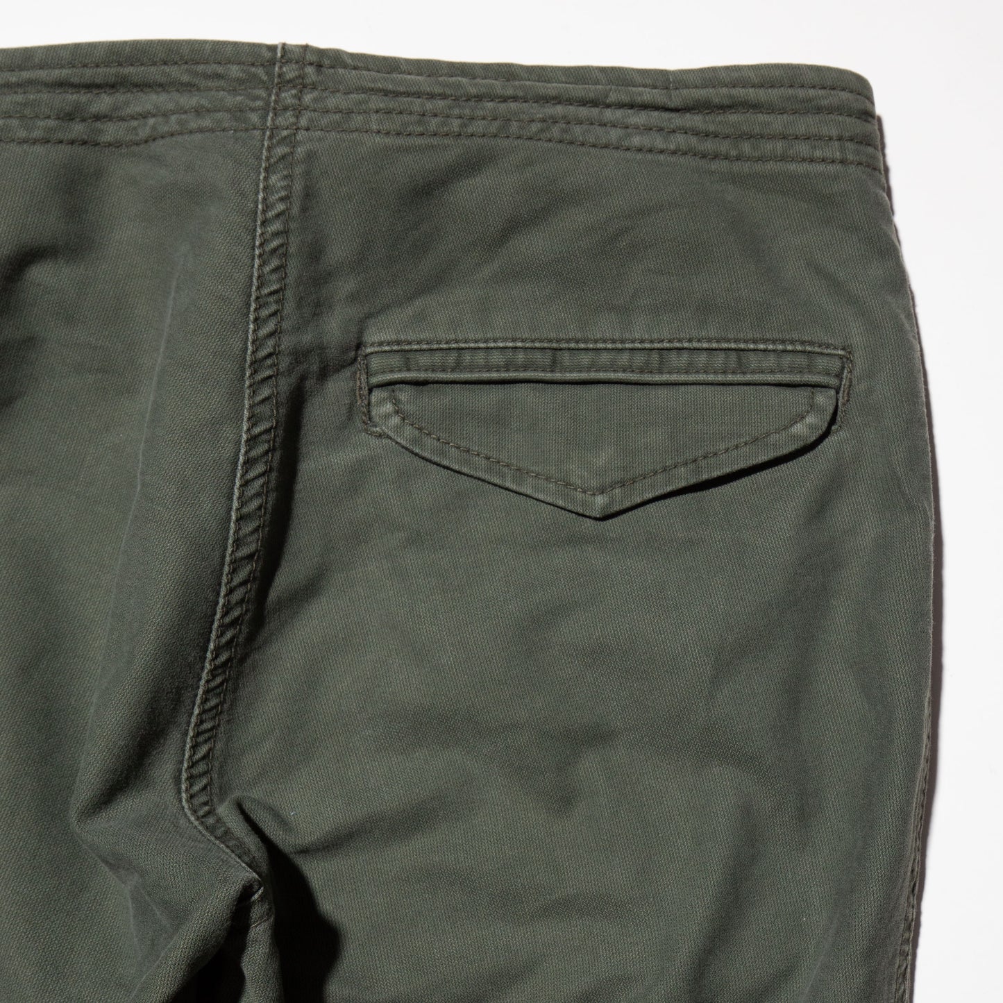 vintage crossed aviator trousers