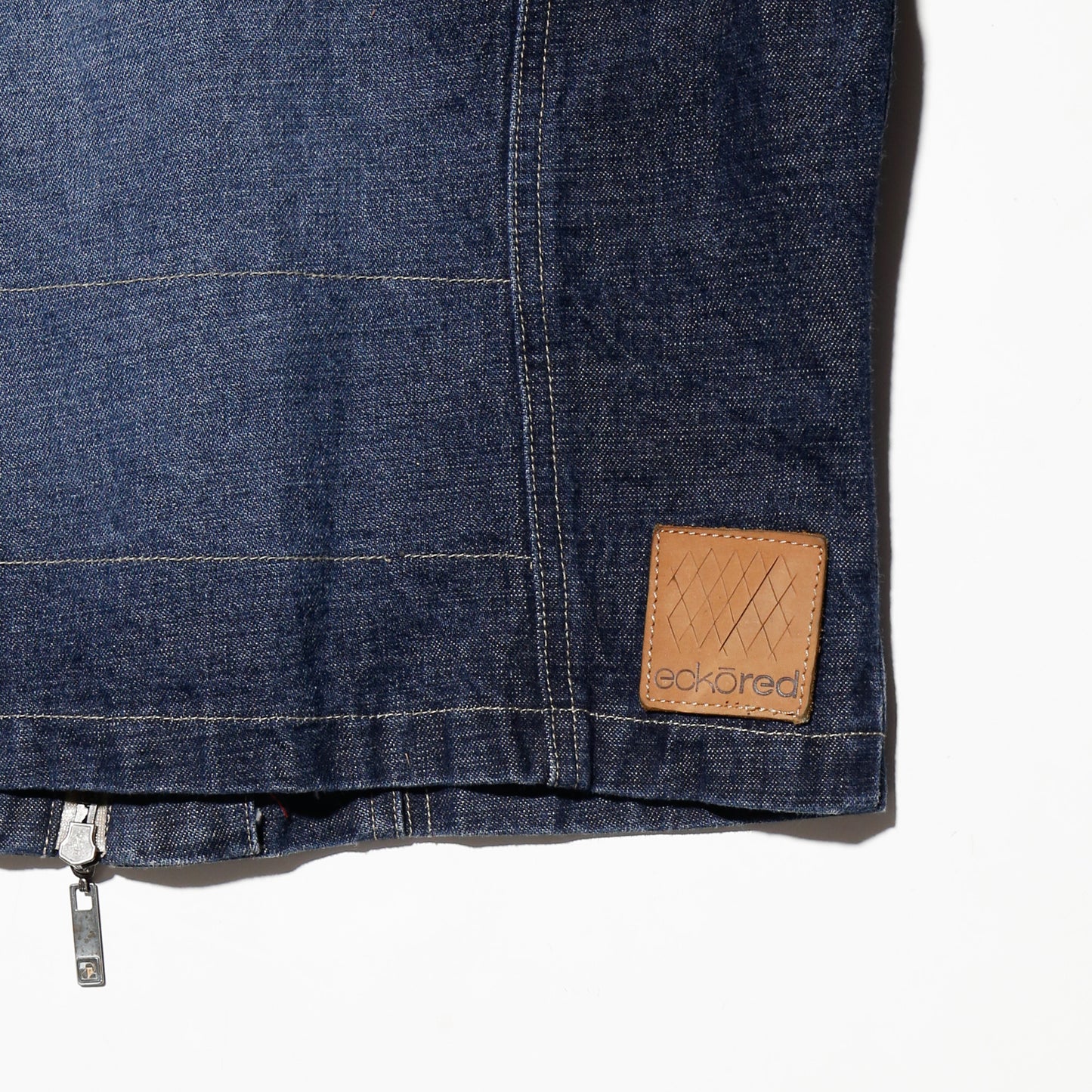 vintage Eckō red cropped trucker jacket