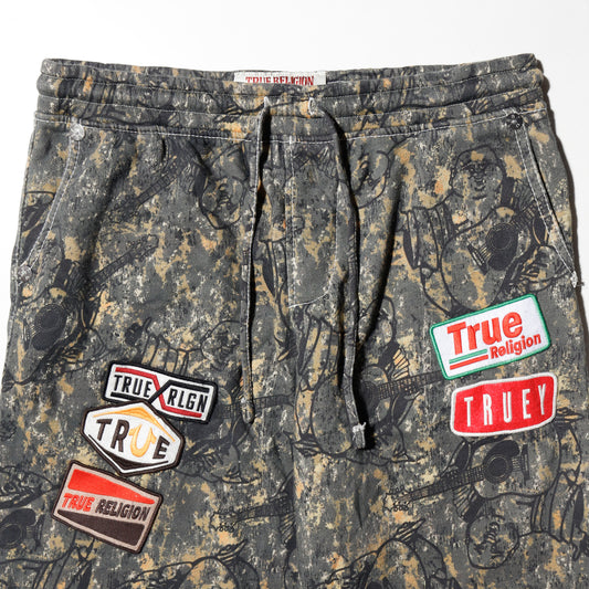 true religion buddha camo sweat pants
