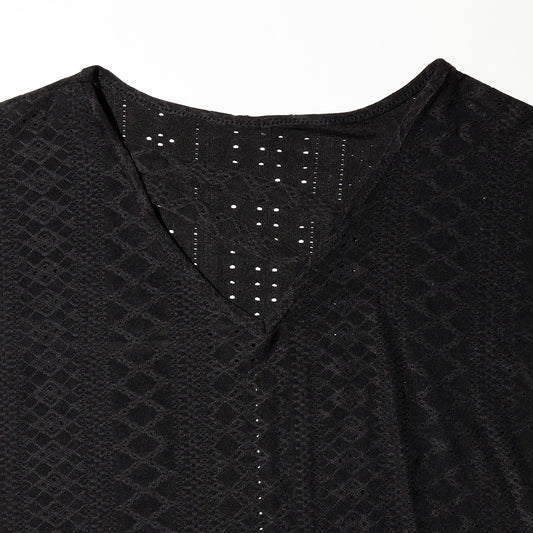 vintage pointelle round lace cut sew