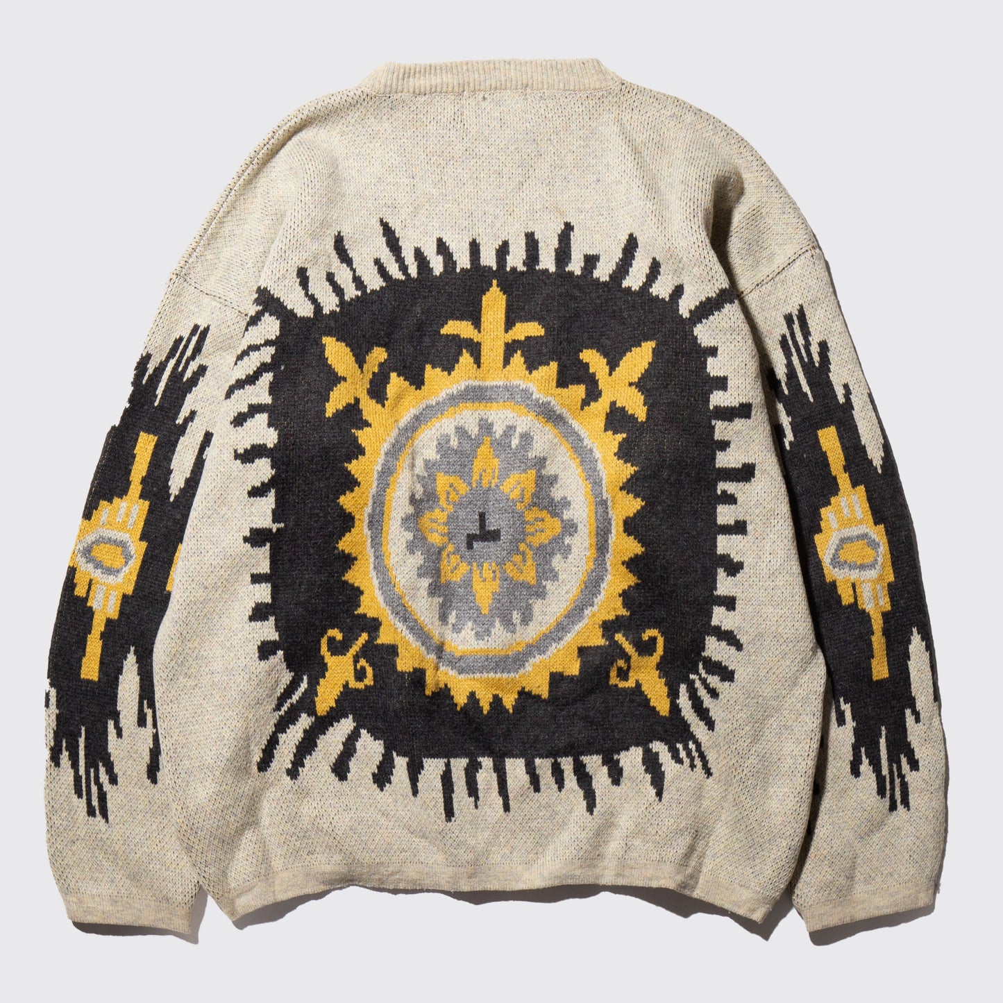 vintage folklore flower sweater