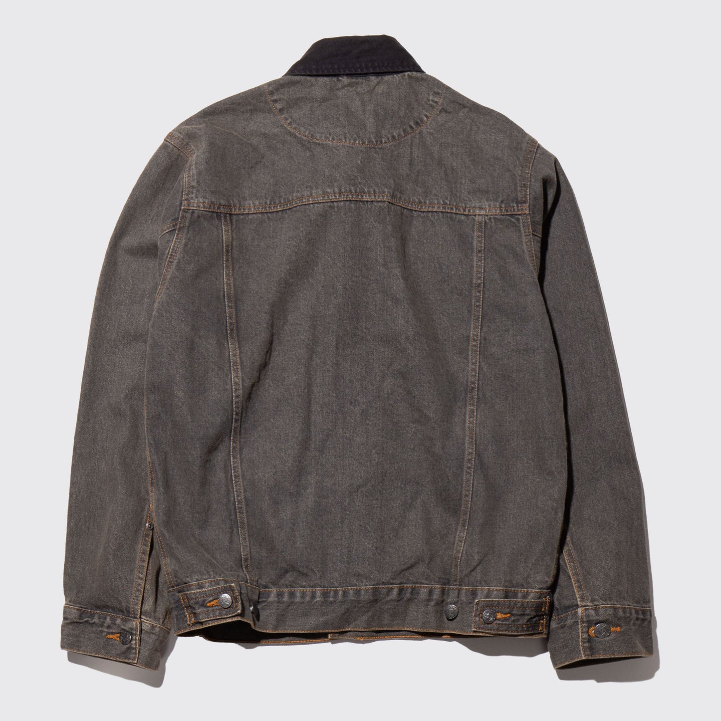 vintage switch collar trucker jacket