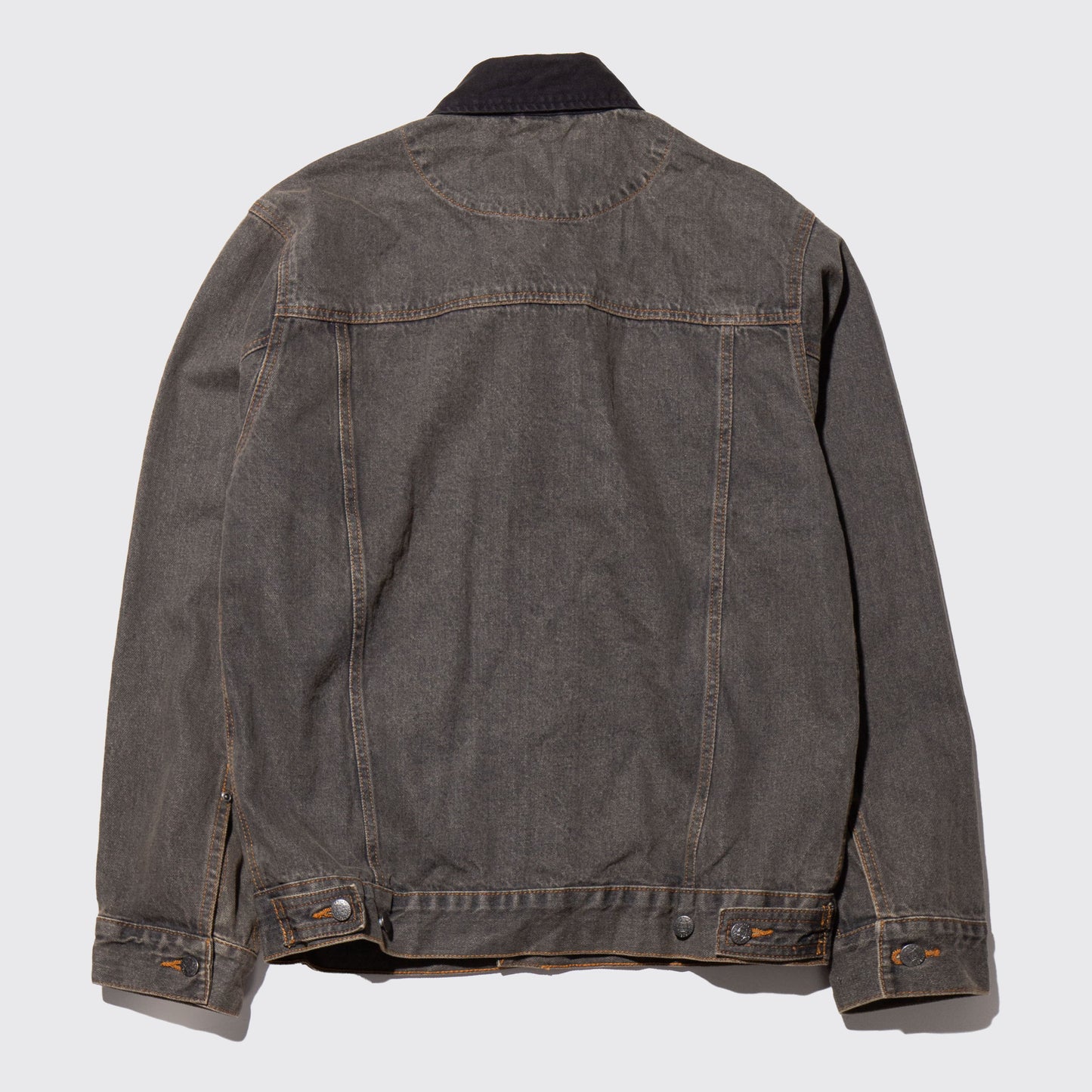 vintage switch collar trucker jacket