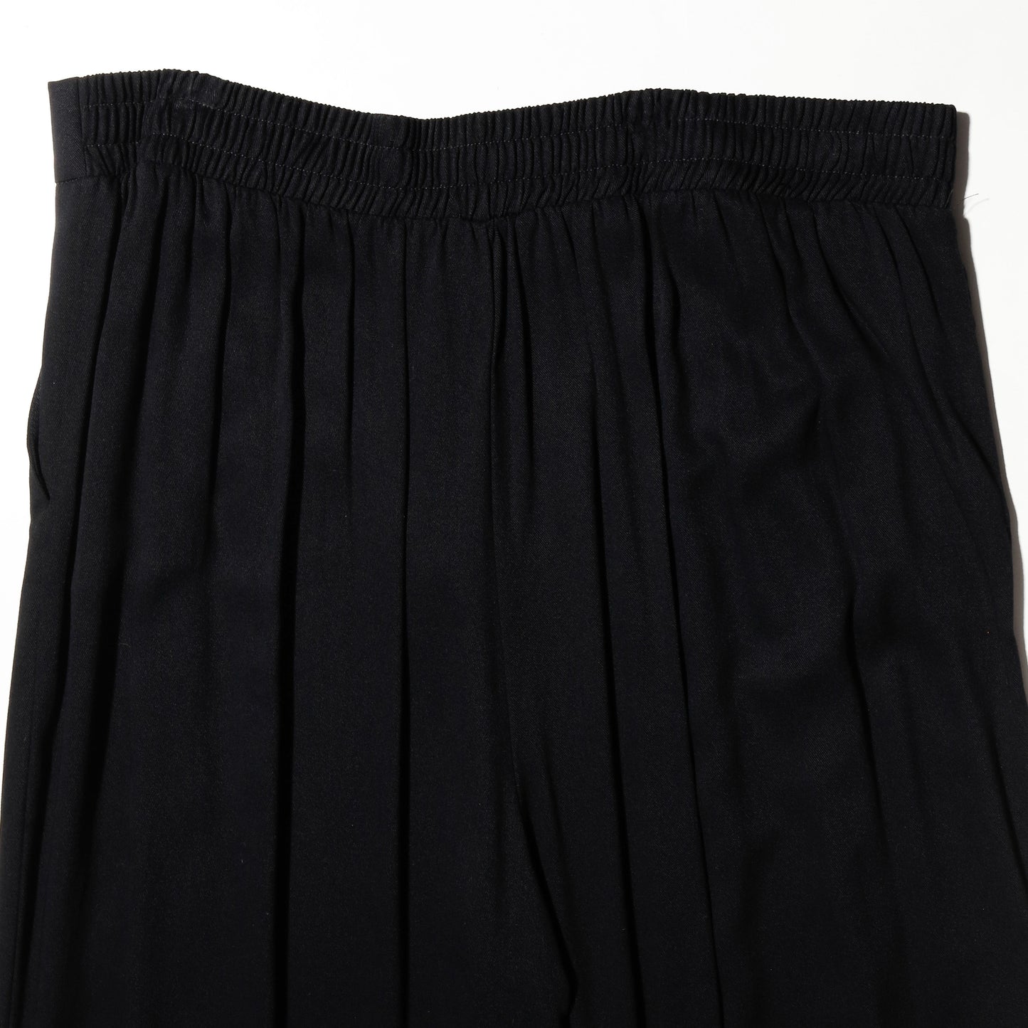 vintage drape tucked wide slacks