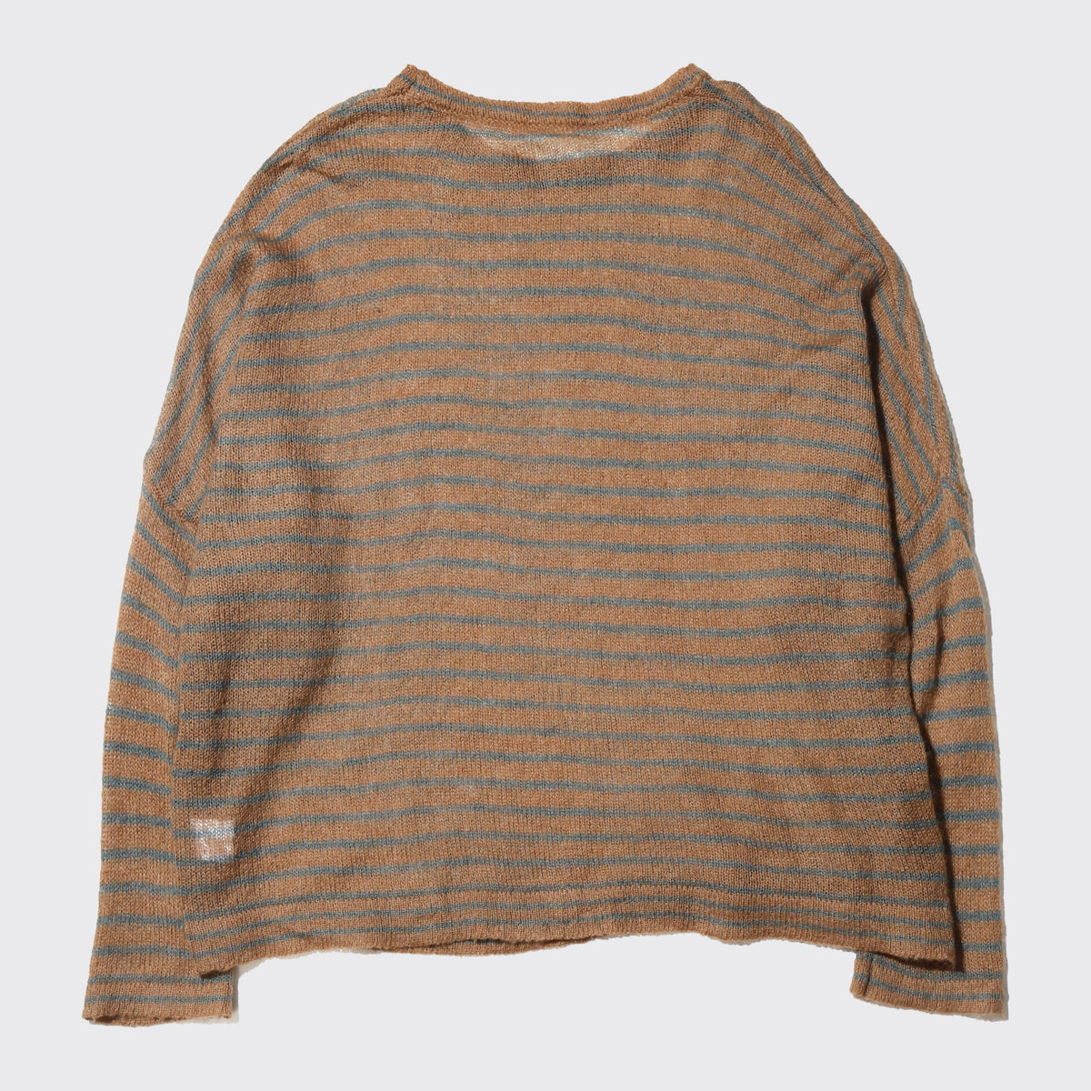 vintage low gauge border wide sweater