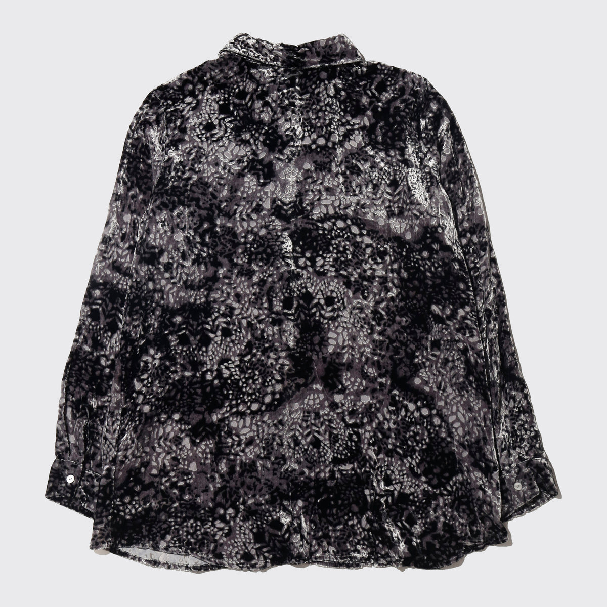 vintage abstract velour shirt