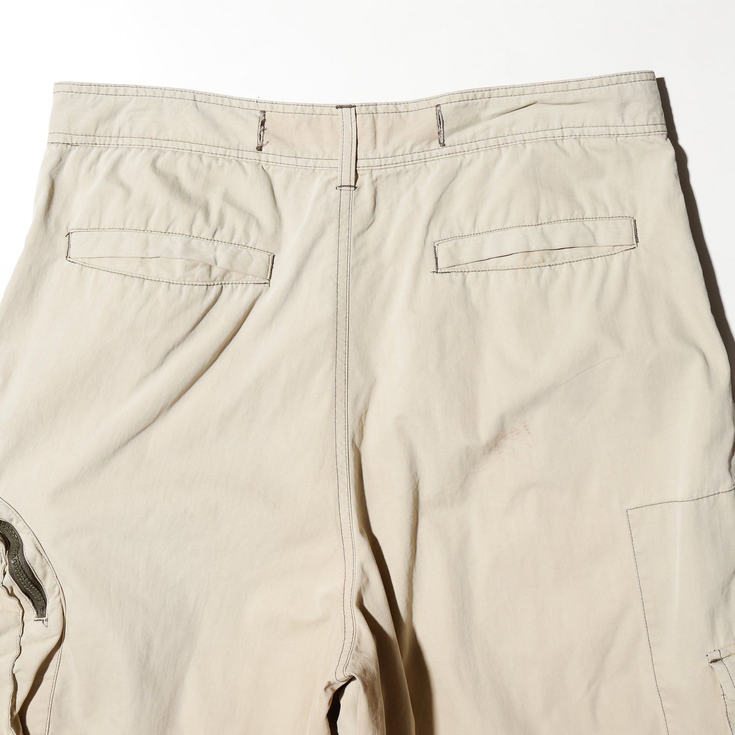 vintage utility wide cargo shorts