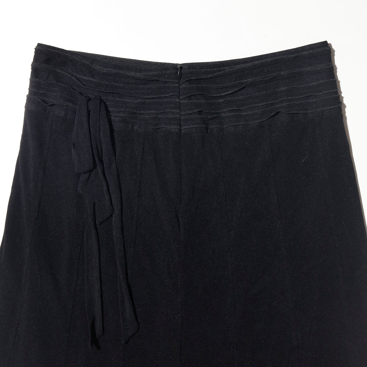 vintage frayed hem skirt