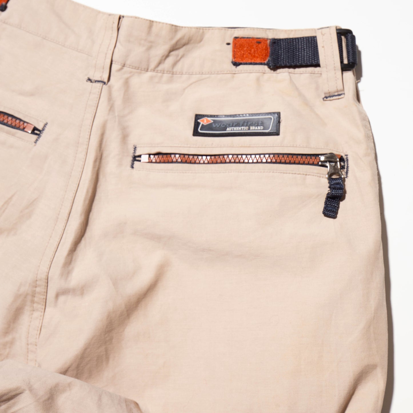 vintage double detachable utility trousers