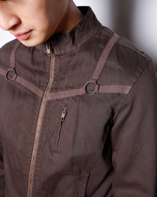 vintage cropped parachute jacket