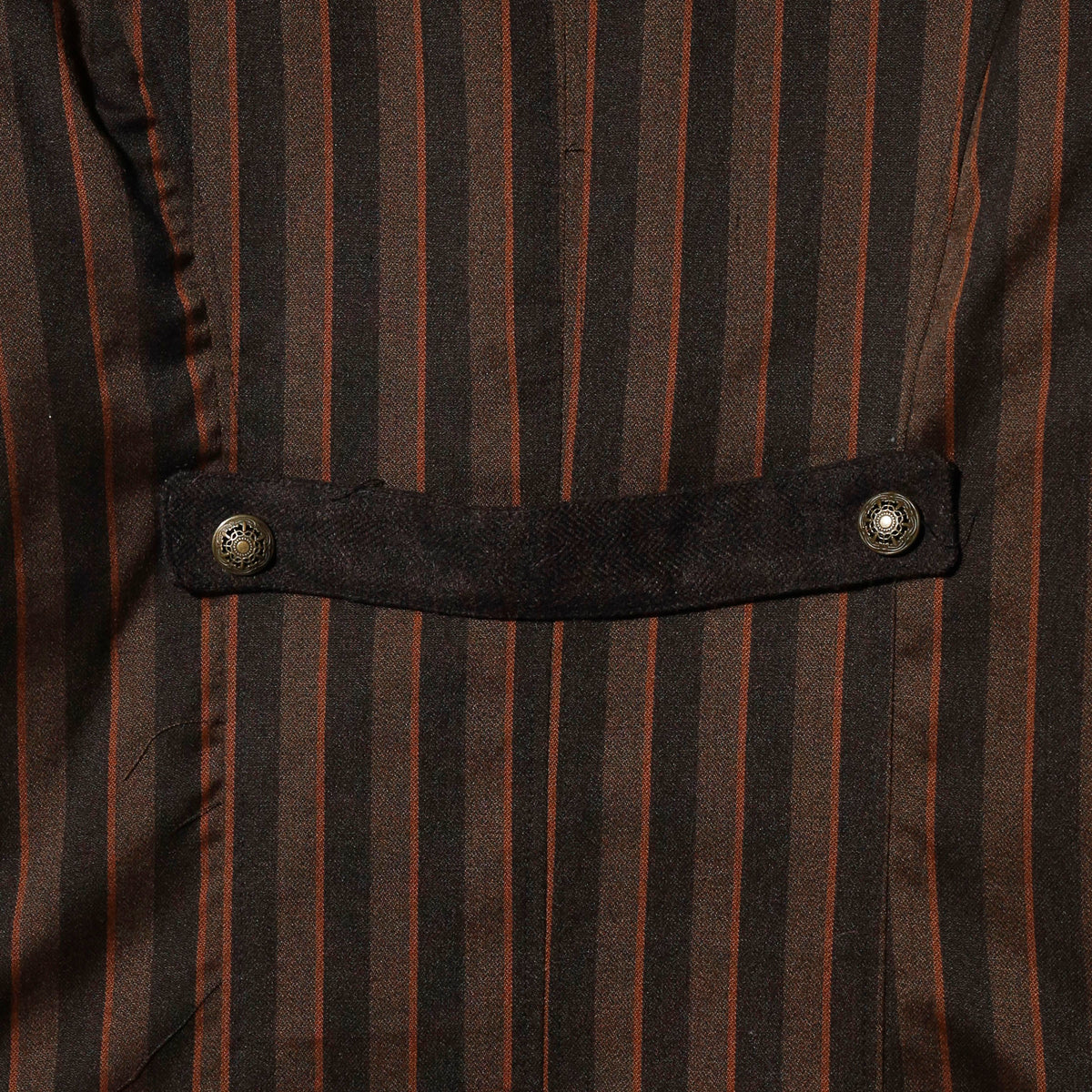 vintage stripe hussar long coat