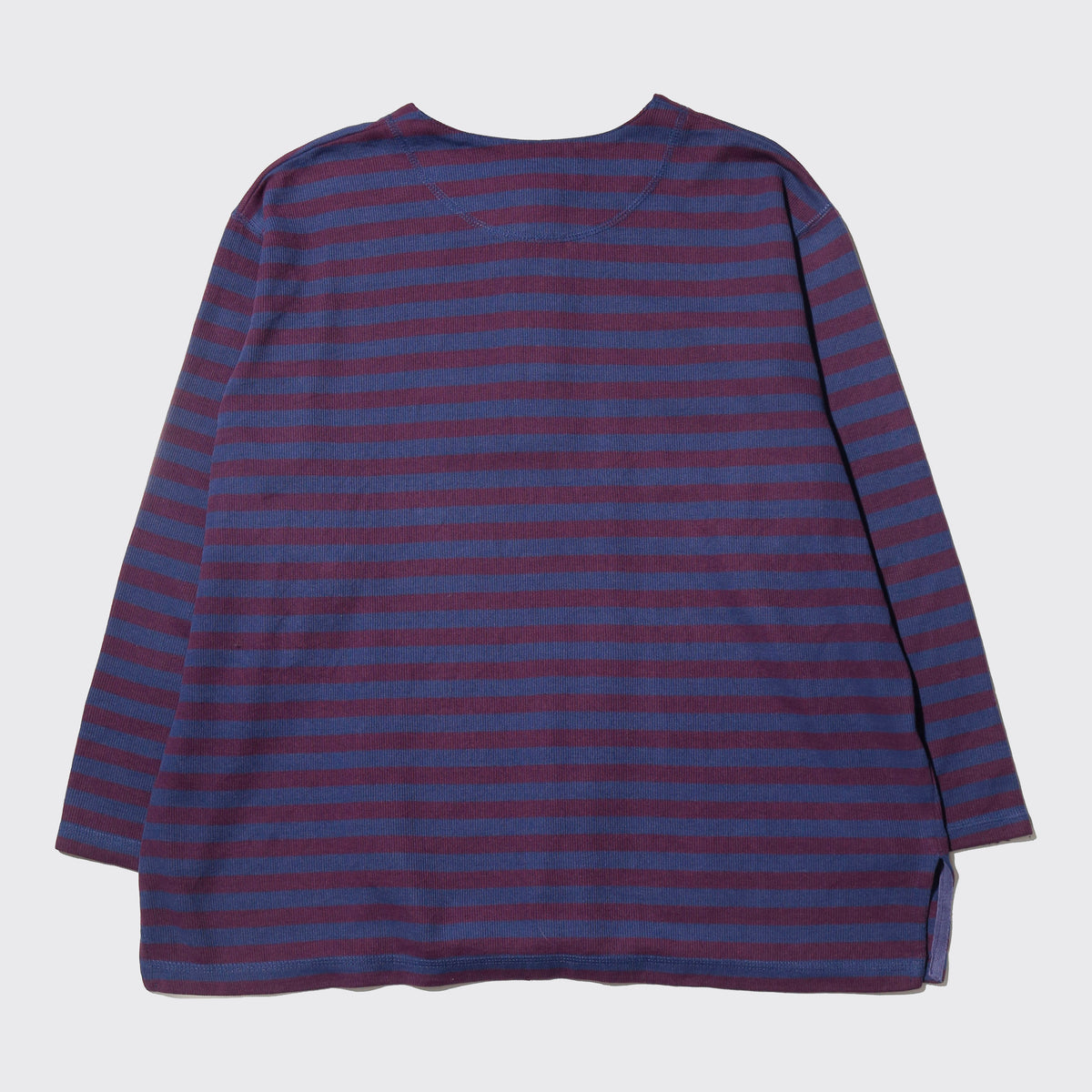 vintage border henry neck l/s cut sew