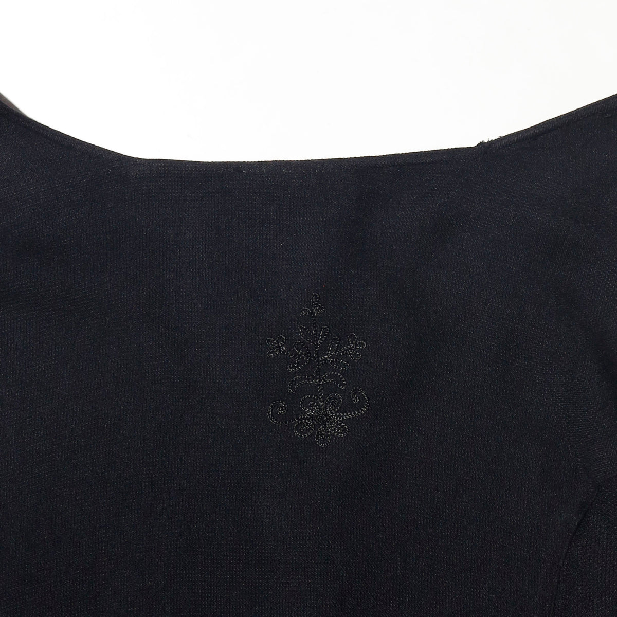 vintage floral lace up rayon pullover