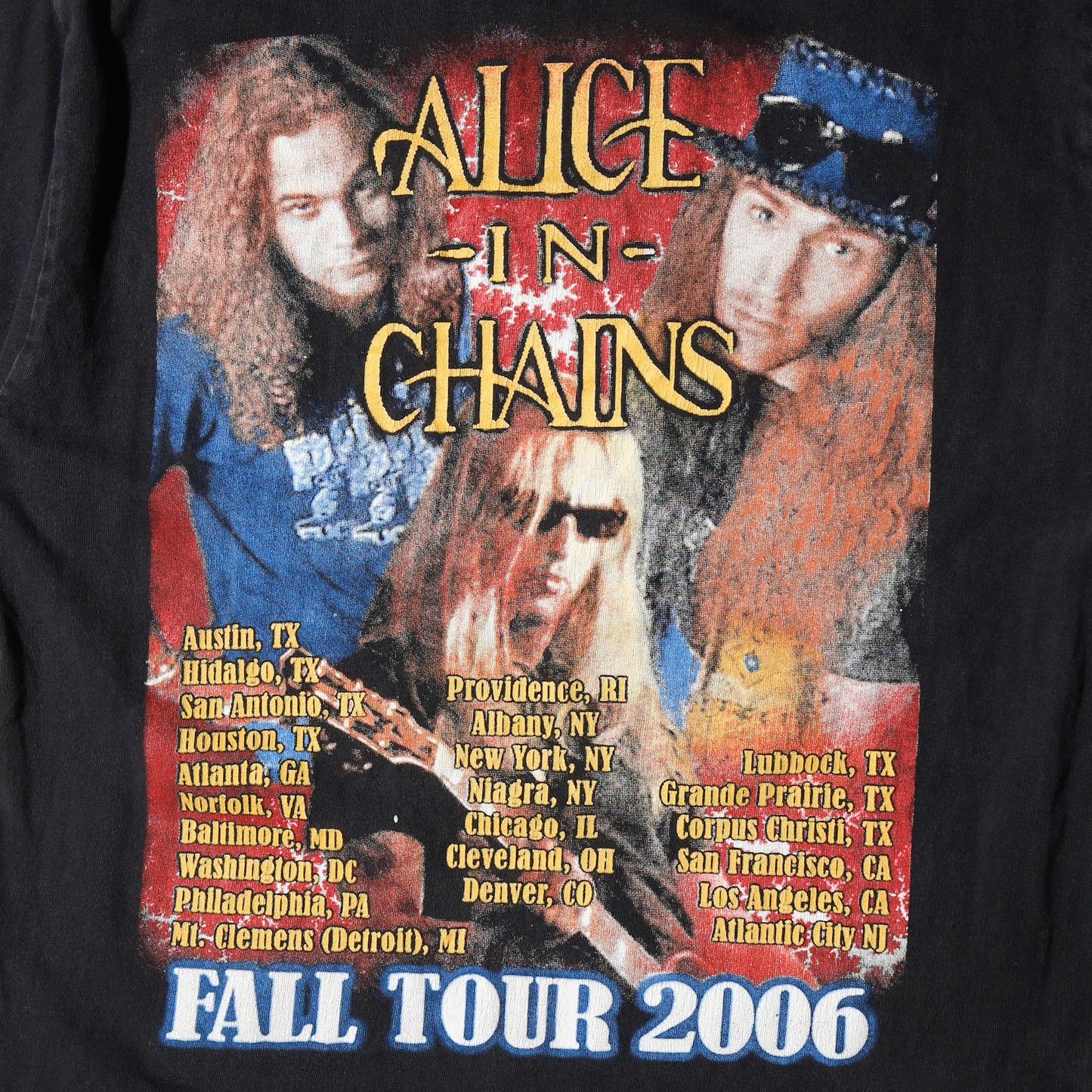 vintage 2006's Alice In Chains fall tour t-shirt