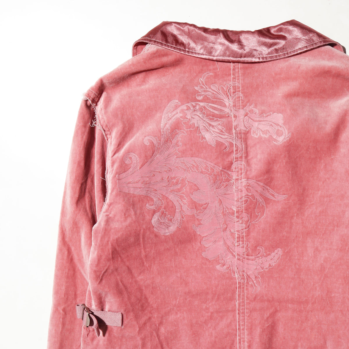 vintage distressed velvet 3b jacket