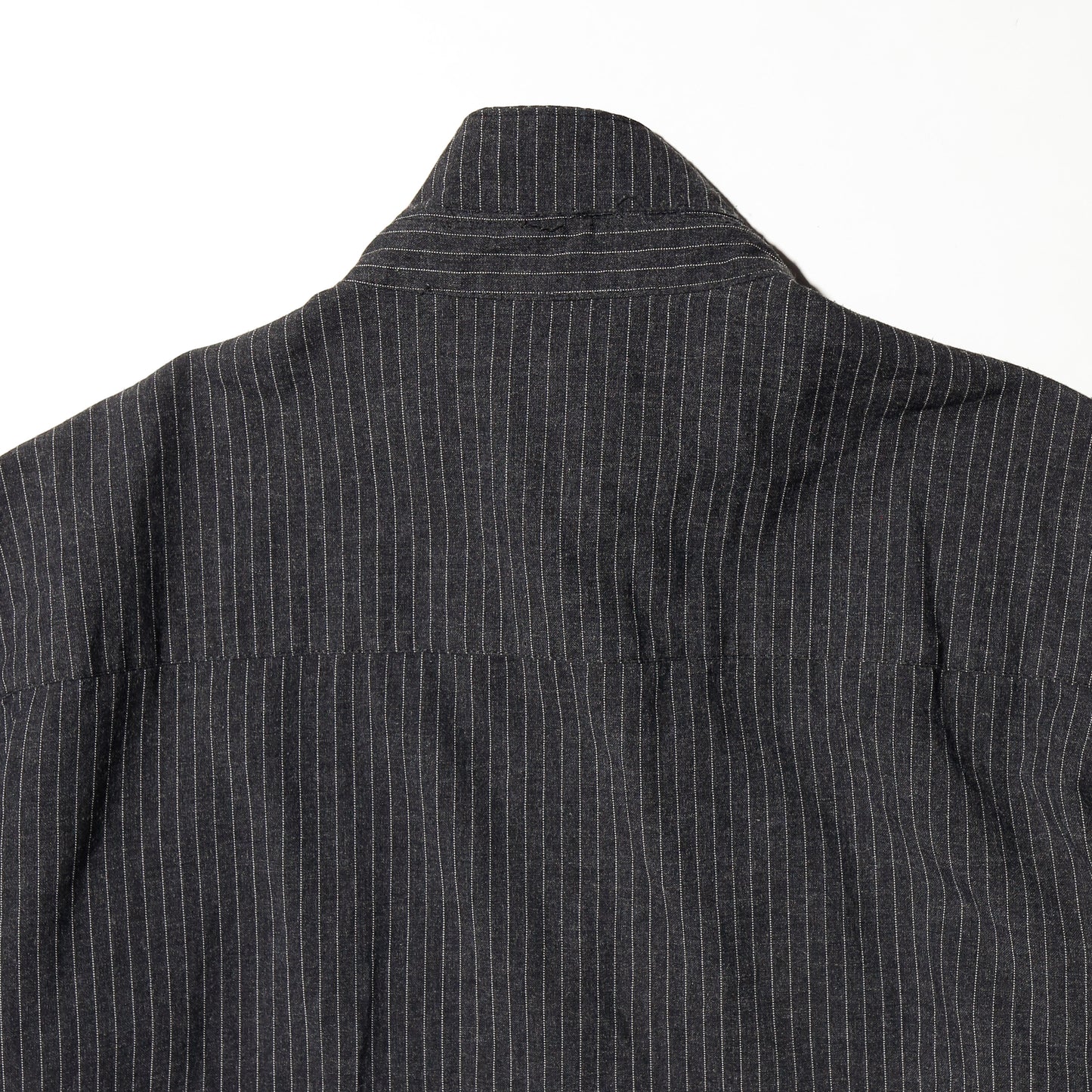 *one-off stripe cropped bowtie shirt
