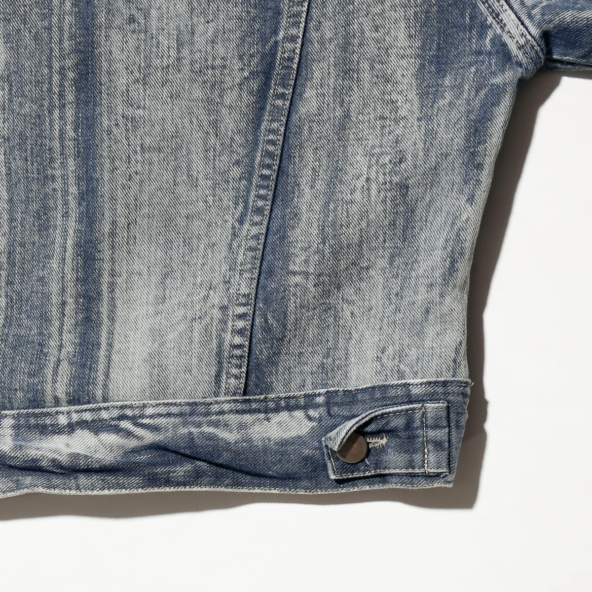 *one-off acid unbalance trucker jacket